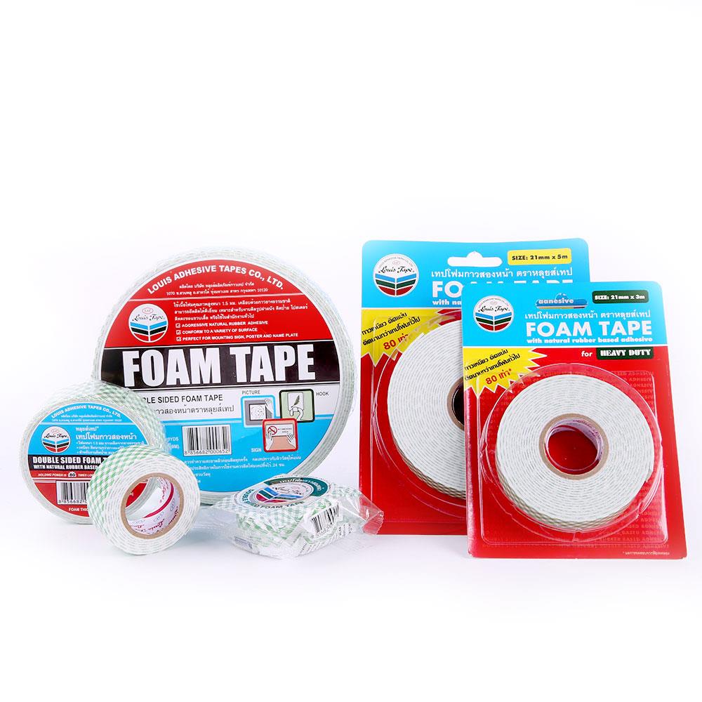 Louis Tape เทปกาวสองหน้าโฟม EVA (Double Sided EVA Foam Tape),เทปกาวสองหน้าโฟม EVA,Louis Tape,Sealants and Adhesives/Tapes