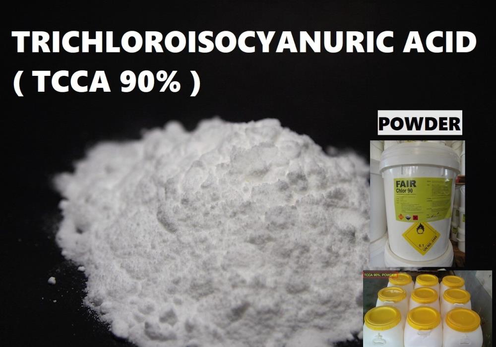 คลอรีน 90% Trichloroisocyanuric acid ขนาด 20 กก.,คลอรีน 90%, Trichloroisocyanuric acid,,Chemicals/General Chemicals
