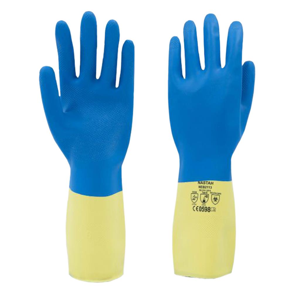 ฿65.00 ถุงมือยางธรรมชาติเคลือบนีโอพรีน NEB2113,ถุงมือกันสารเคมี,,Plant and Facility Equipment/Safety Equipment/Gloves & Hand Protection