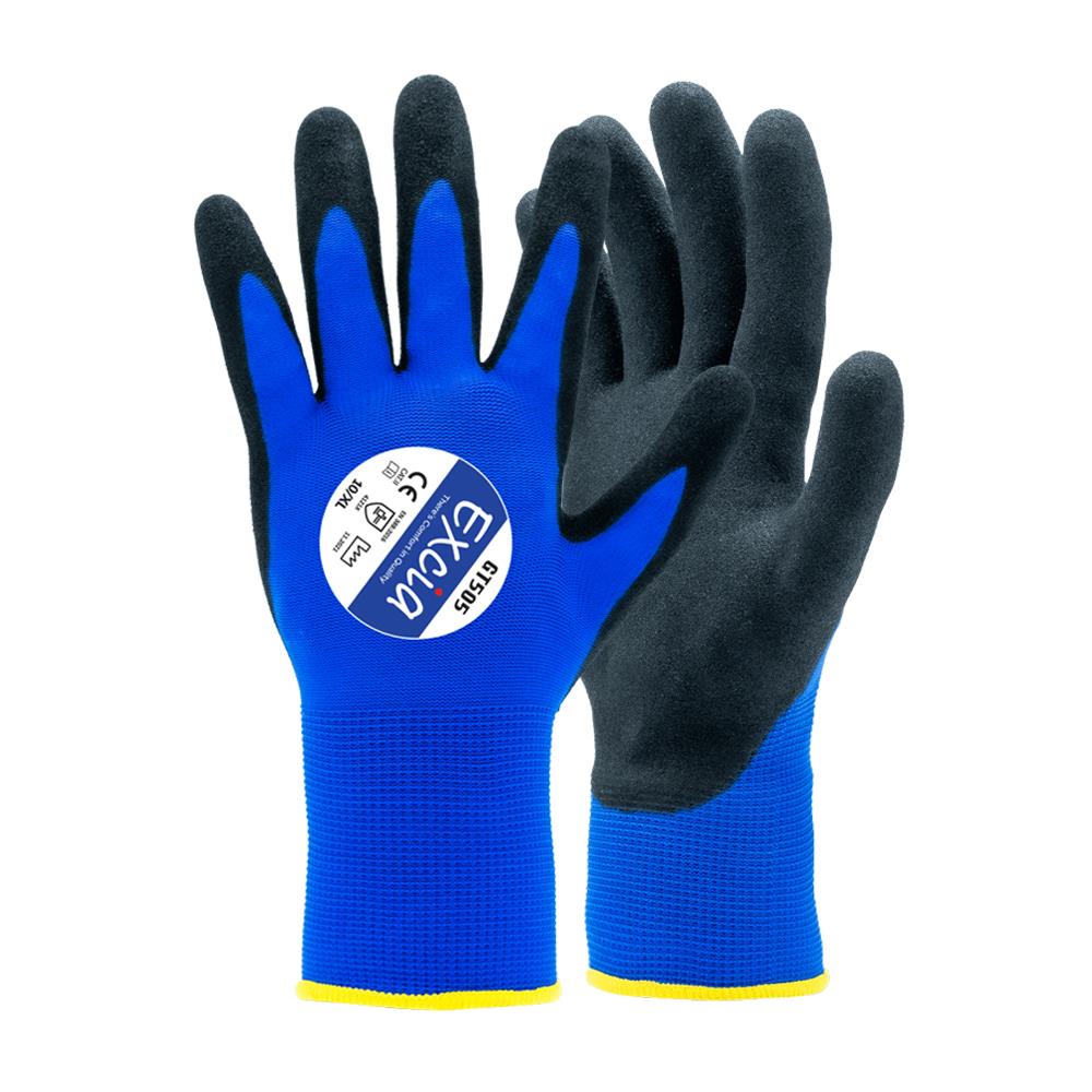 ถุงมือไนลอน เคลือบไนไตร รุ่น GT505,ถุงมือไนลอน เคลือบไนไตร ถุงมือกันบาด,,Plant and Facility Equipment/Safety Equipment/Gloves & Hand Protection