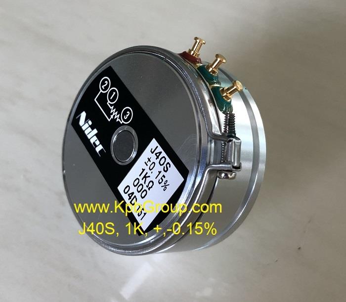 NIDEC Potentiometer J40S Series,J40S 500 J40S 1K J40S 2K J40S 5K J40S 10K, NIDEC, Potentiometer,NIDEC,Instruments and Controls/Potentiometers