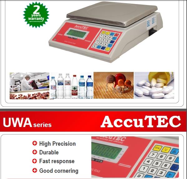 เครื่องชั่งดิจิตอลราคาถูก AccuTEC UWA series