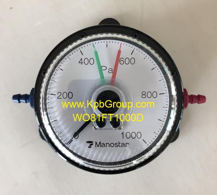 MANOSTAR Low Differential Pressure Gauge WO81FT1000D,WO81FT1000D, MANOSTAR, YAMAMOTO, Differential Pressure Gauge,MANOSTAR,Instruments and Controls/Gauges