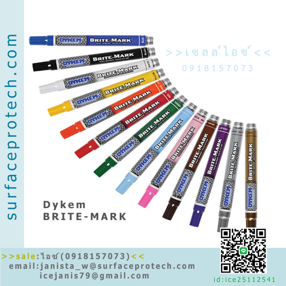 ปากกา Marker ใช้งานอเนกประสงค์ แห้งไว 25-30 วินาที Brite-Mark>>สินค้าเฉพาะทางสอบถามราคาเพิ่มเติม ไอซ์0918157073<<,ปากกาใช้งานอเนกประสงค์ ,Dykem Brite-Mark ,Dykem ,Permanent Ink Markers ,Brite Mark Paint Markers ,Paint Markers,Dykem,Machinery and Process Equipment/Machinery/Paint