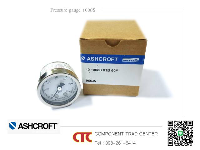 Ashcroft Pressure gauges 1008S,pressure gauges, ashcroft gauges,Ashcroft,Instruments and Controls/Gauges
