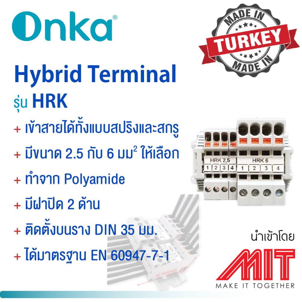Hybrid Terminal Blocks,เทอร์มินอล บล็อก,ONKA,Automation and Electronics/Electronic Components/Terminal Blocks