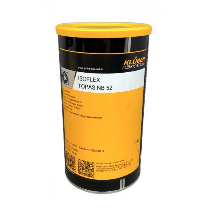 KLUBER ISOFLEX TOPAS NB 52 Kluber ISOFLEX Topas NB 52 Synthetic rolling, plain bearing grease 1Kg./CAN,KLUBER ISOFLEX TOPAS NB 52,KLUBER,Hardware and Consumable/Industrial Oil and Lube