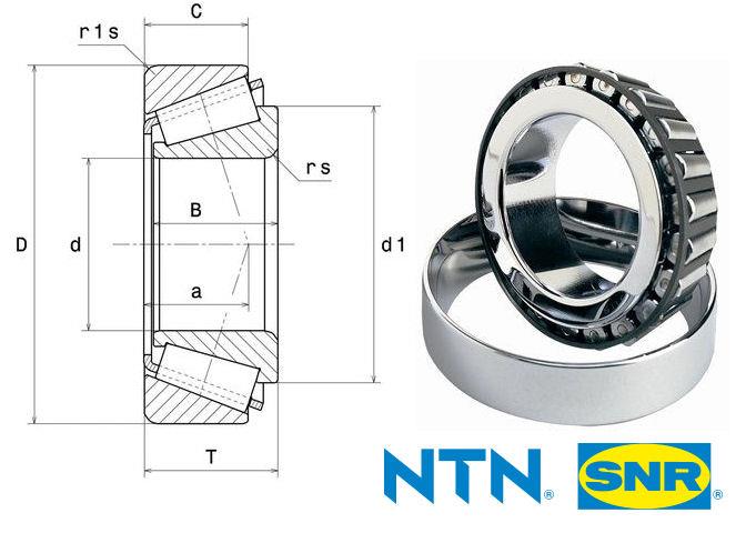 32216 NTN Tapered Roller Bearing 32216U,32216,NTN,Machinery and Process Equipment/Bearings/Roller