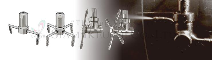 Rotating cleaning nozzles (Low and medium-pressure type) JET ATTACKER JA series,Tank Cleaning,IKEUCHI อิเคอุจิ,Machinery and Process Equipment/Cleaners and Cleaning Equipment