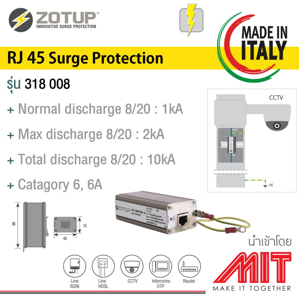 RJ 45 Surge Protection Device,Surge Protection Devices,ZOTUP,Electrical and Power Generation/Electrical Components/Surge Protector