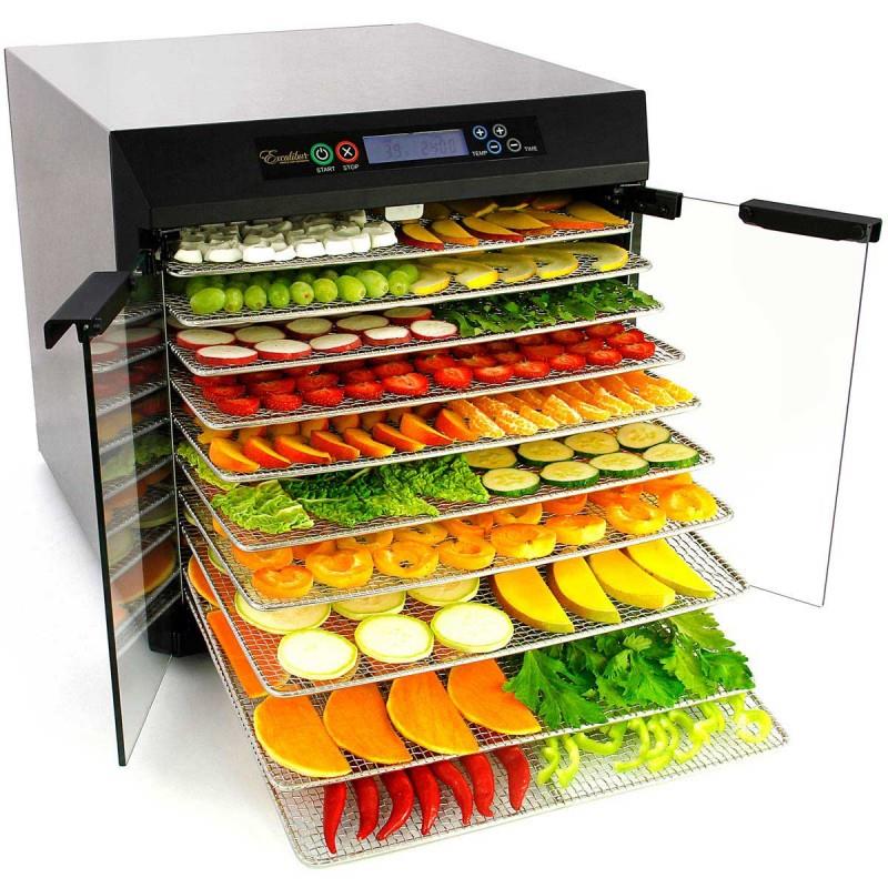 Excalibur 10-tray, Stainless Steel Dehydrator / เครื่องอบแห้ง Excalibur 10 Tray
