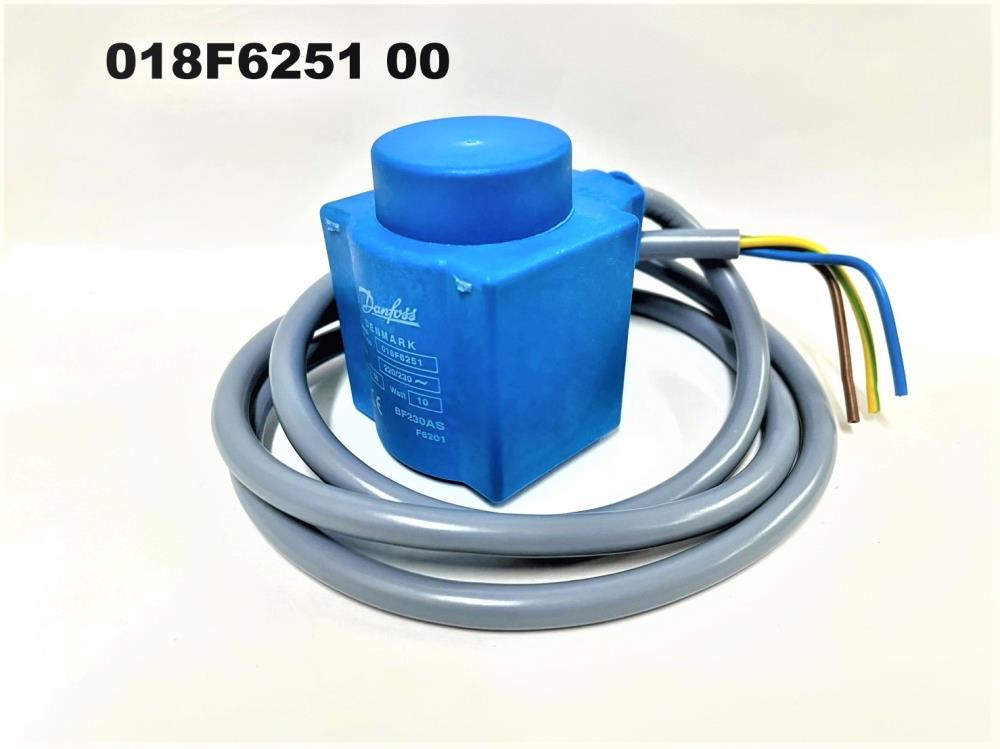DANFOSS Solenoid coil, BF230AS, Cable, 1.00 m, Supply voltage [V] AC: 220 - 230, Multi pack,DANFOSS, Solenoid coil, 018F6251,DANFOSS,Machinery and Process Equipment/Coils