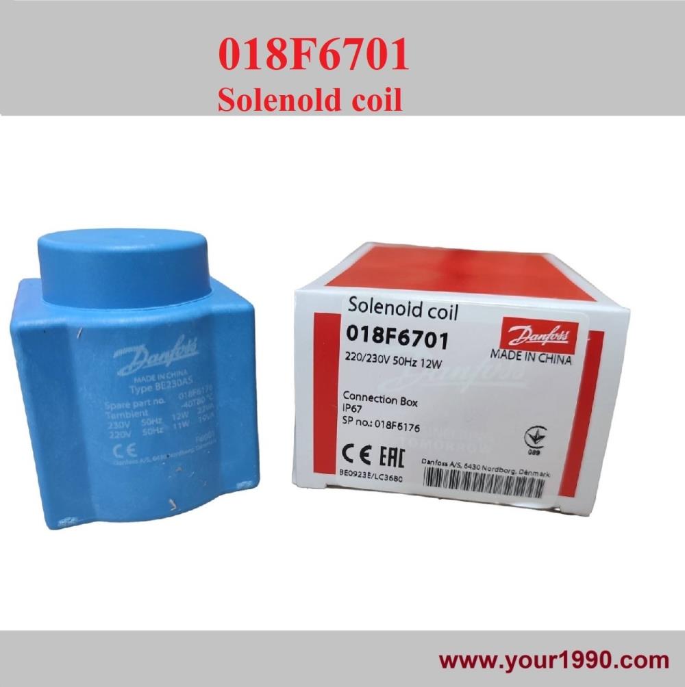  DANFOSS Solenoid coil, BE230AS, Terminal box, Supply voltage [V] AC: 220 - 230, Multi pack