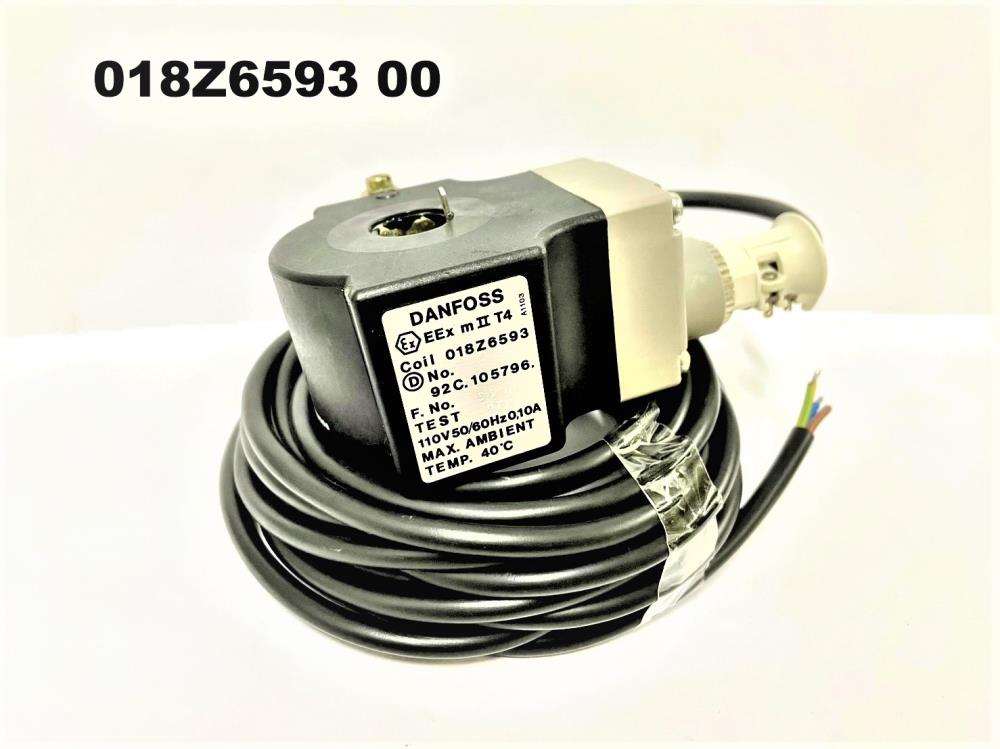 DANFOSS Solenoid coil, BO110C, Cable, 5.00 m, Supply voltage [V] AC: 110, Multi pack,DANFOSS, Solenoid coil,DANFOSS,Machinery and Process Equipment/Coils