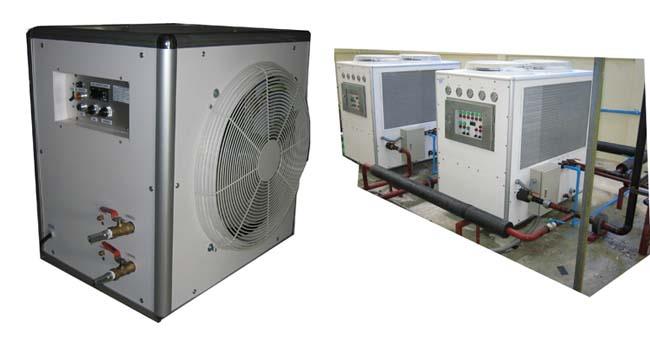เครื่องทำน้ำเย็น   ชิลเลอร์  สำเร็จรูป,เครื่องทำน้ำเย็น,้HEAT COOL,Machinery and Process Equipment/Chillers