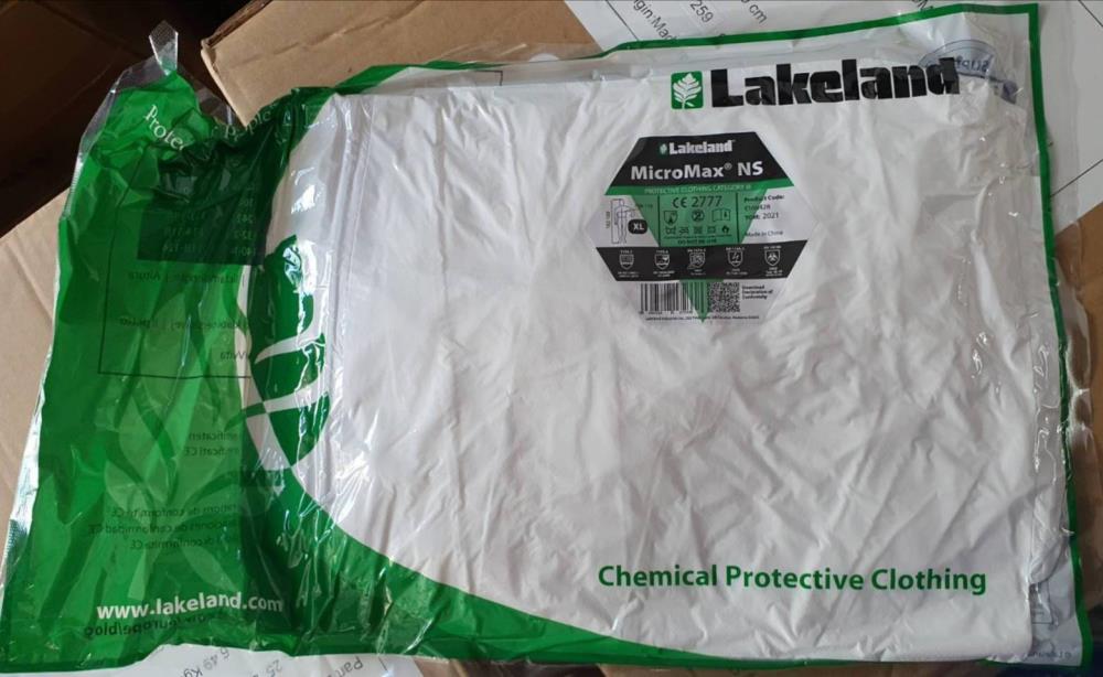 ชุด Chemical Protective Clothing, Brand : Lakeland, Model: Micromax NS