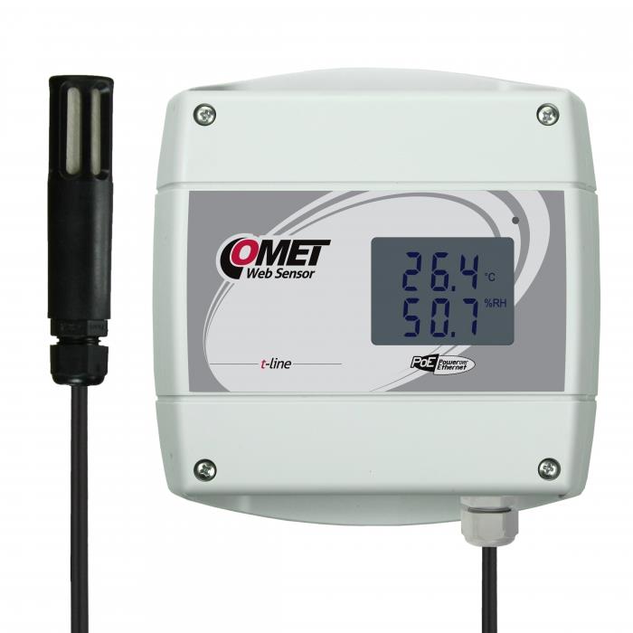 T3611 Monitoring อุณหภูมิ ความชื้น สายโพรบยาว 1 เมตร ติดตั้งกับ server room,humidity,COMET,Instruments and Controls/Measuring Equipment