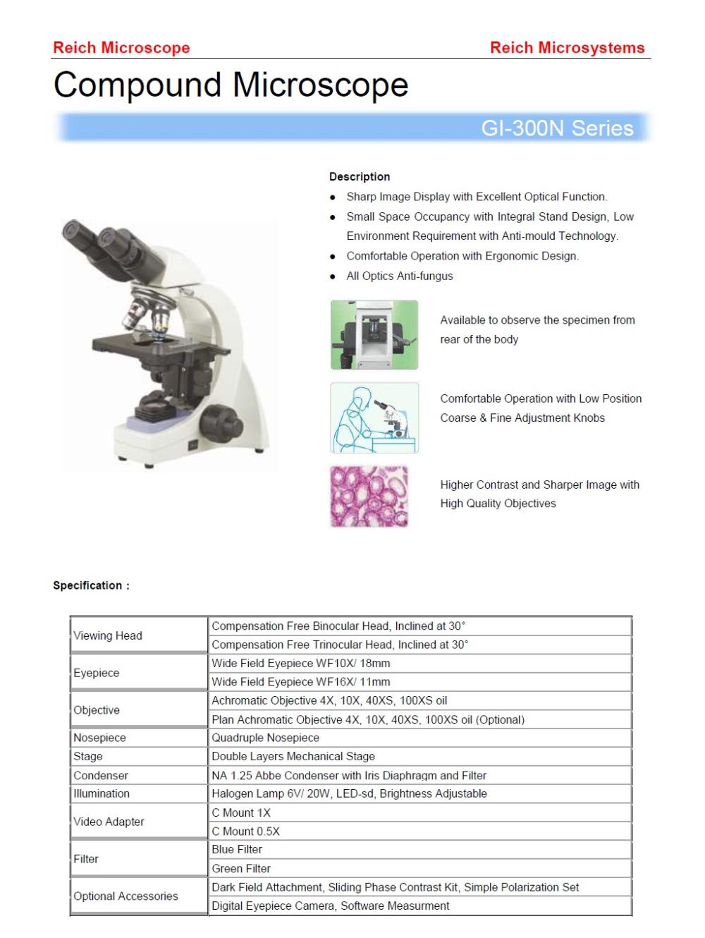 Compound Microscope (กล้องจุลทรรศน์)