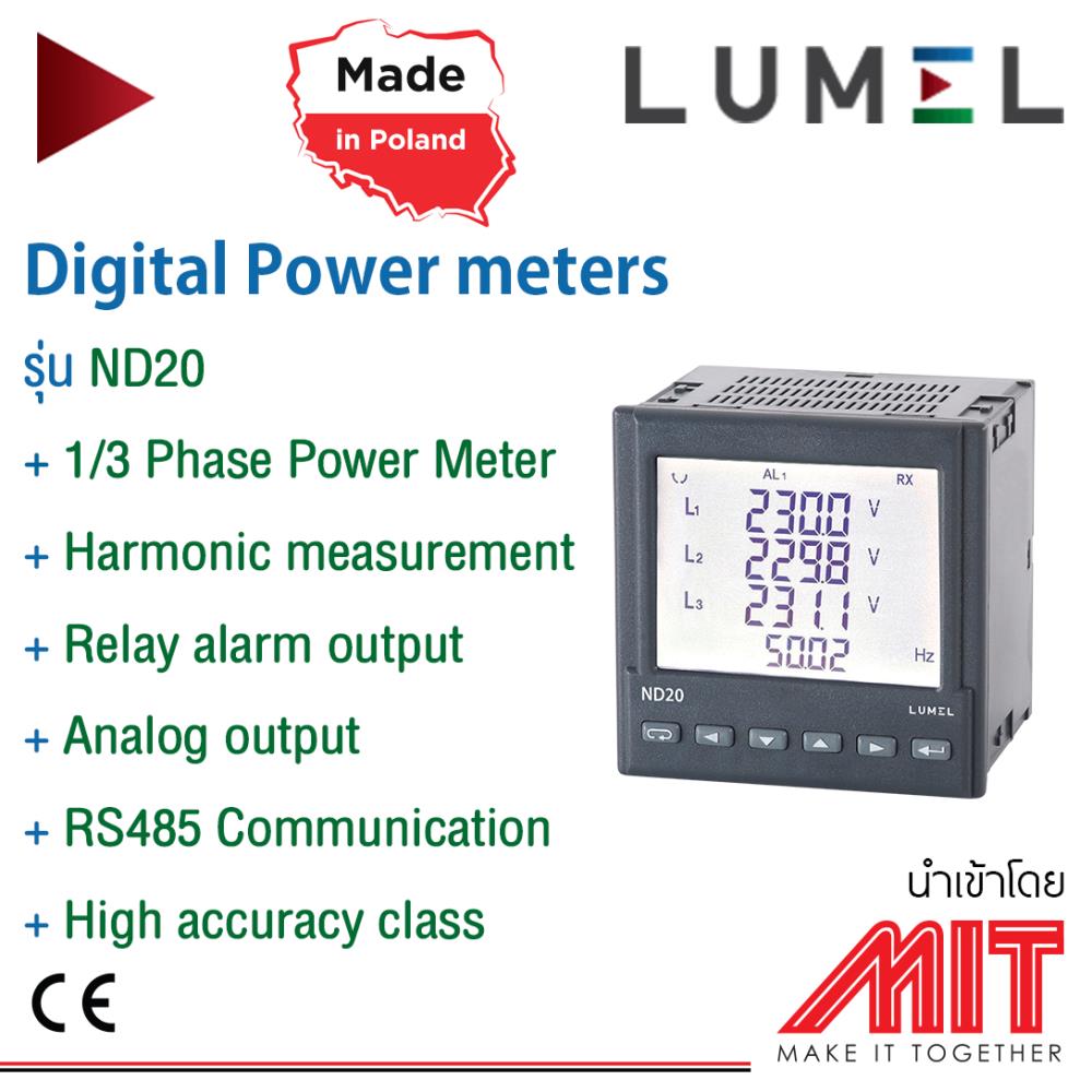 1/3 Phase Power Meter,Power Meter,LUMEL,Instruments and Controls/Meters