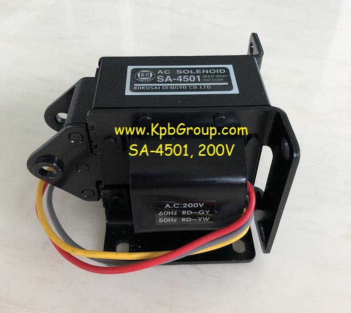 KOKUSAI AC Solenoid SA-4501, AC200V,SA-4501 AC200V, KOKUSAI, AC Solenoid,KOKUSAI,Electrical and Power Generation/Electrical Components/Solenoid