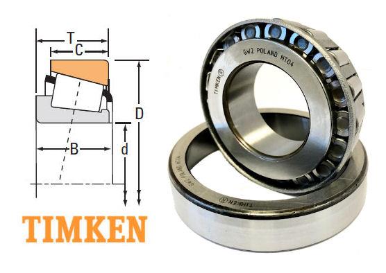 6580 - 6535, Tapered Roller Bearings - TS (Tapered Single) Imperial ,6580 - 6535,TIMKEN,Machinery and Process Equipment/Bearings/Roller