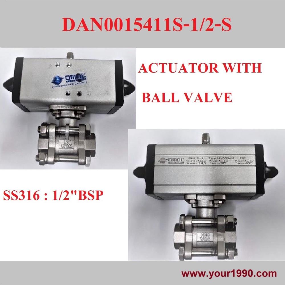 Actuator with Ball Valve,Actuator with Ball Valve/Actuator/หัวขับ/หัวขับพร้อมบอลล์ วาล์ว,Omal,Machinery and Process Equipment/Actuators