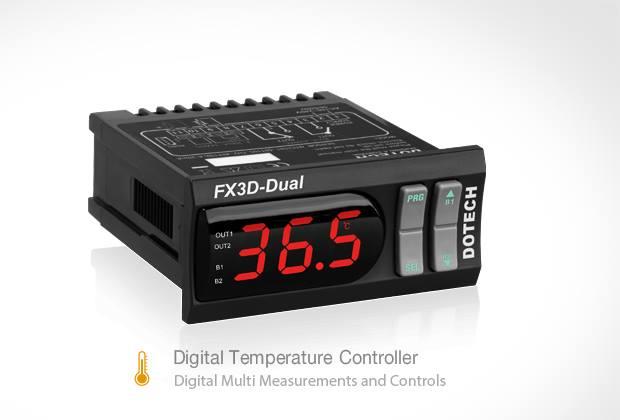 Digital Temp Controller(Multi Control) FX3D-Dual Series ,Digital Temp Controller (Multi Control) FX3D-Dual Series ,Dotech (Korea),Instruments and Controls/Controllers