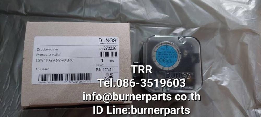 Dungs Pressure Switch LGW 10 A2  Pmax. 500mbar  Range:1-10 mbar,Dungs Pressure Switch LGW 10 A2  Pmax. 500mbar  Range:1-10 mbar,Dungs Pressure Switch LGW 10 A2  Pmax. 500mbar  Range:1-10 mbar,Instruments and Controls/Sensors
