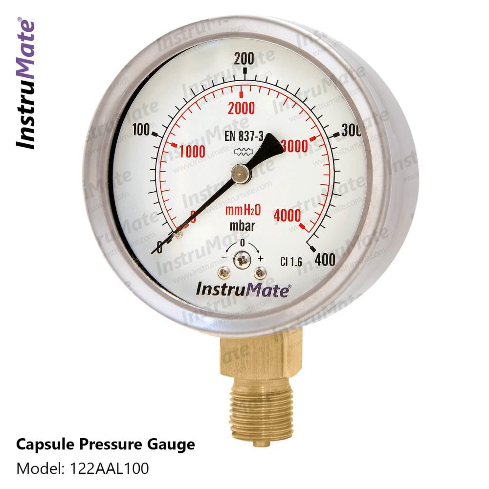 Capsule Pressure Gauge,Pressure Gauge,InstruMate,Instruments and Controls/Gauges