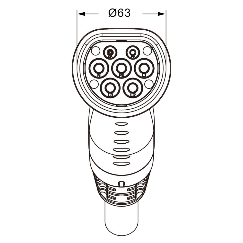 EV CHARGING CONNECTOR VCCICA032B0