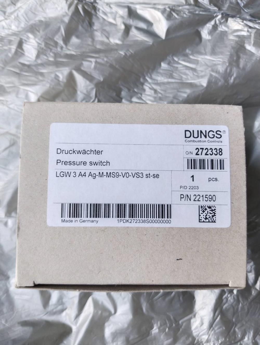 "DUNGS" Pressure Switch LGW 3 A4