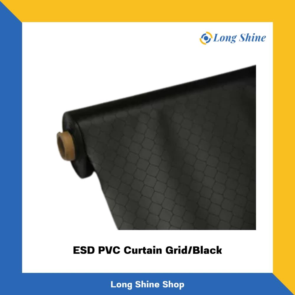 ESD PVC Curtain Grid/Black,ESD PVC Curtain Grid/Black ผ้าม่าน PVC ESD สีดำลายตาราง,,Plant and Facility Equipment/Office Equipment and Supplies/Curtains