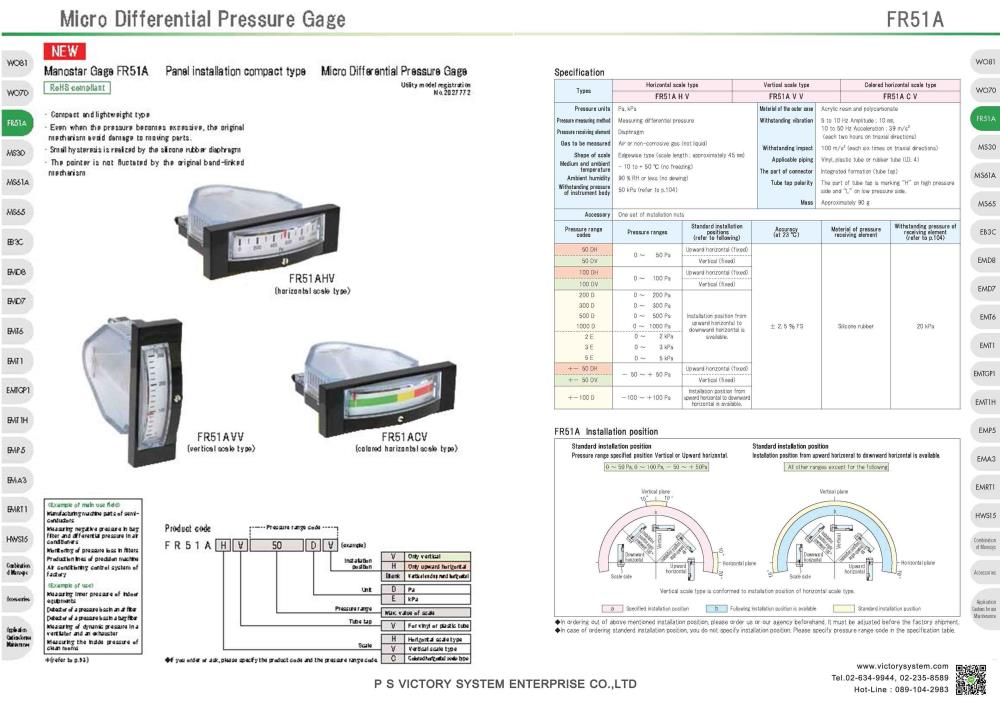 Manostar  NEW FR51ACV+-100D,  -100 to +100 pa,#manostar Micro Differential Pressure Gauge / Panel installation Compact Gage (new FR51A to replace old model FR51),manostar micro gage,#FR51,#FR51A,#+-100pa,#FRACV+-100DV,นำเข้าmanostar,manostarขนาดเล็ก,#FR51A,FR51A,Manostar #FR51ACV+-100D,range -100 to +100 pa,manostarjapan,manostarthailand,เกจย์manostar,ขายmanostar,manostarราคาถูก,ตัวแทนmanostar,Manostar Gage #manostargauge #FR51ANEWFR51A (former model #FR51),Instruments and Controls/Gauges
