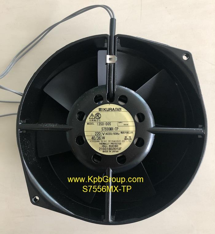 IKURA Electric Fan S7556MX-TP,S7556MX-TP, 1350-005, IKURA, Electric Fan, Cooling Fan, Axial Fan,IKURA,Machinery and Process Equipment/Industrial Fan