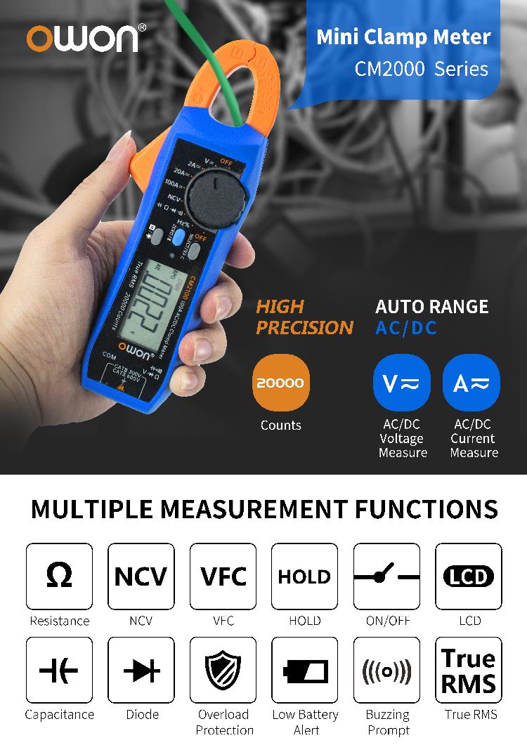Clamp Meter ,CLAMP Meter ,owon,Instruments and Controls/Measuring Equipment