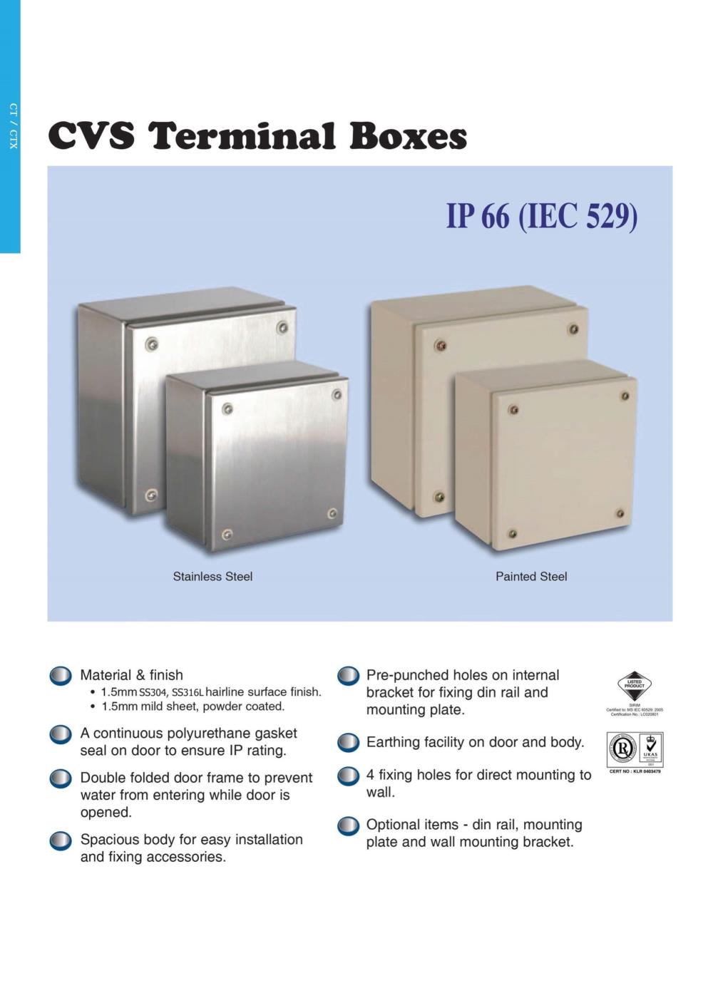 Juntion box steel & SS304 /Pull box  IP66
