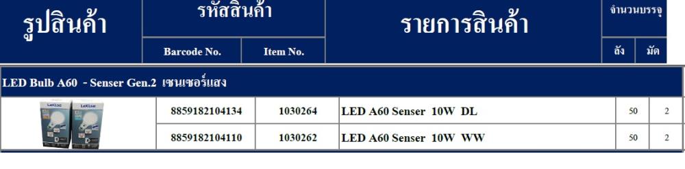 LED Bulb A60 - Senser Gen.2 เซนเซอร์แสง,LED Bulb A60 - Senser Gen.2 เซนเซอร์แสง,LED Bulb A60 - Senser Gen.2 เซนเซอร์แสง,Electrical and Power Generation/Electrical Components/Lighting Fixture