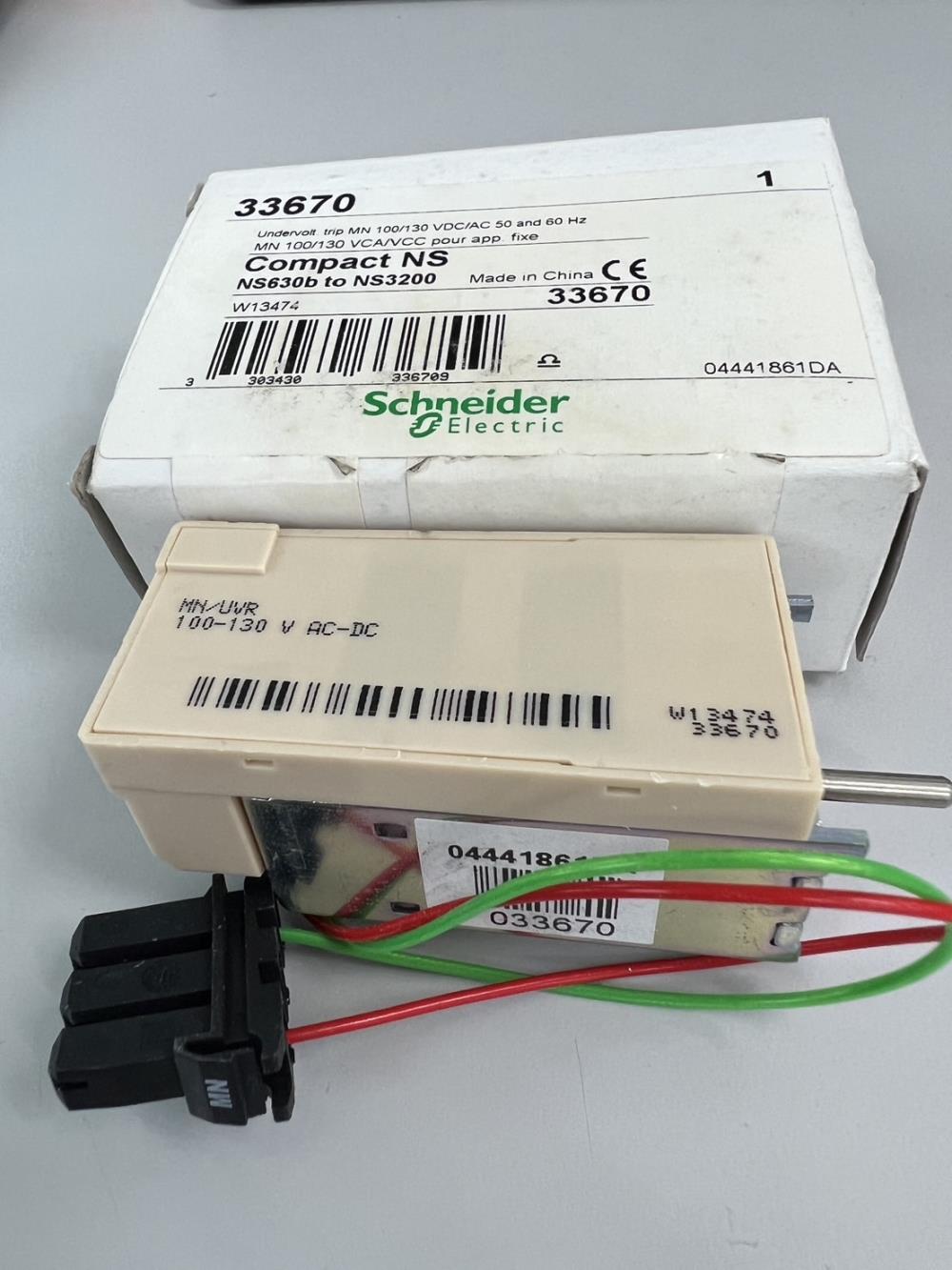 Schneider Electric 33670 Under voltage,Schneider Electric 33670 Under voltage Under voltage release MN - 100..130 V DC/AC 50/60Hz For Fixed breaker Masterpact NW,Schneider Electric 33670 Under voltage,Automation and Electronics/Access Control Systems