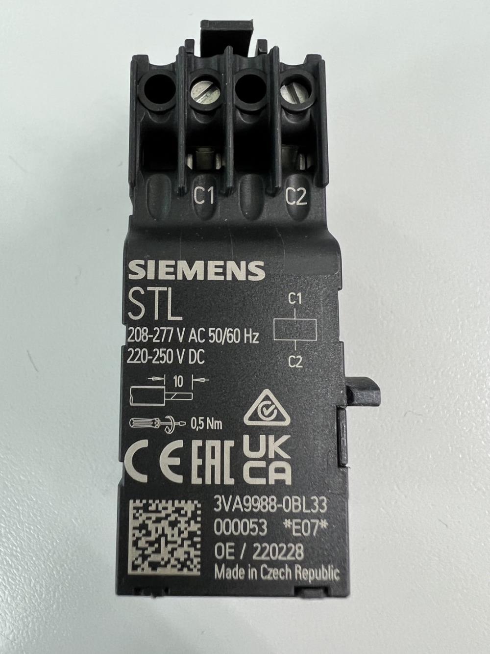 Siemens 3VA9988-0BL33 Shunt trip left,Siemens 3VA9988-0BL33 Shunt trip left,Siemens 3VA9988-0BL33 Shunt trip left,Automation and Electronics/Access Control Systems