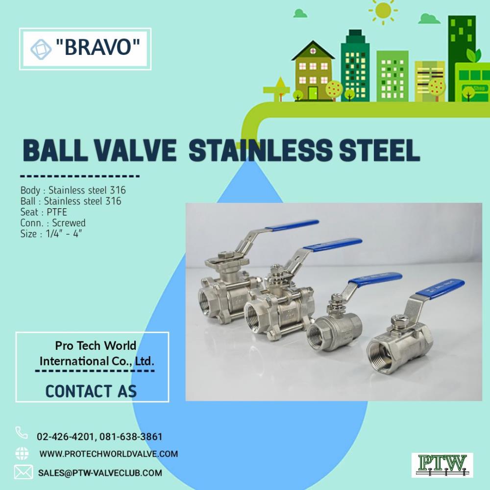 Ball valve Stainless steel 316 
