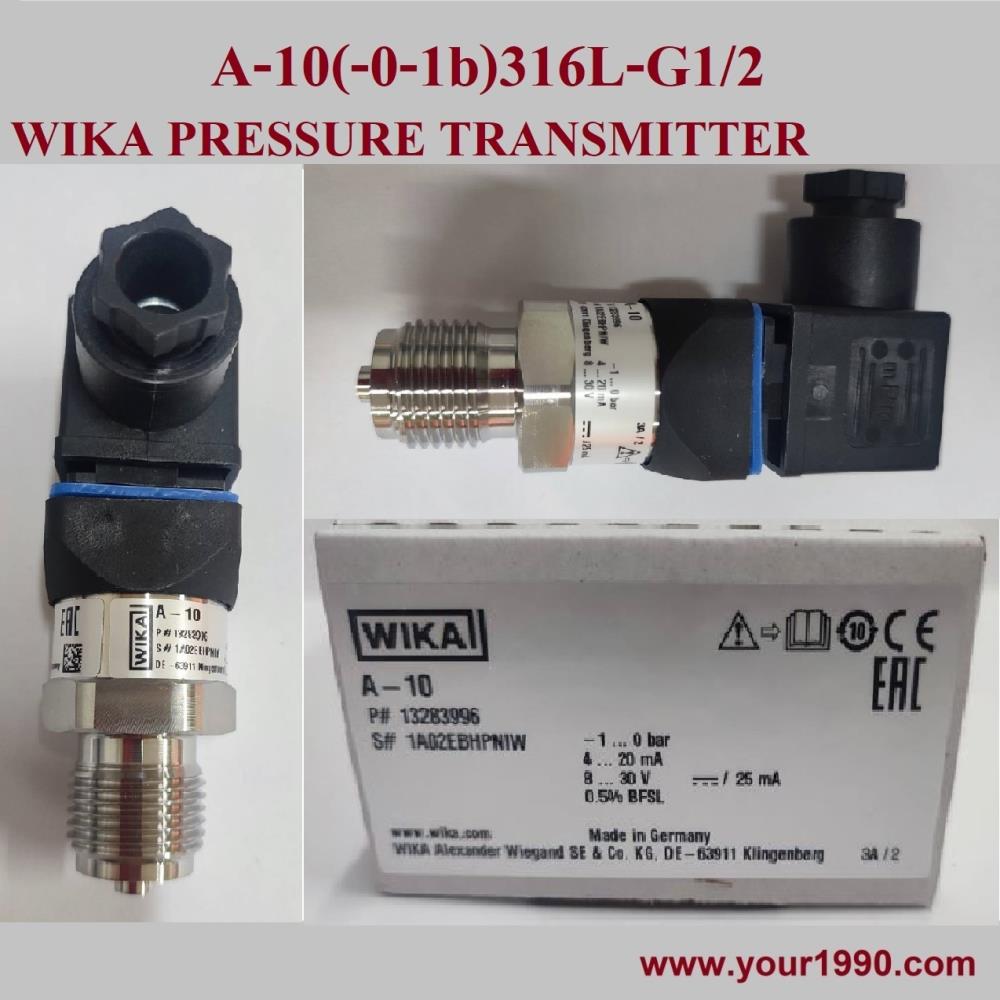 Pressure Transmitter,Pressure Transmitter/Transmitter/WIKA,WIKA,Automation and Electronics/Electronic Components/Transmitters