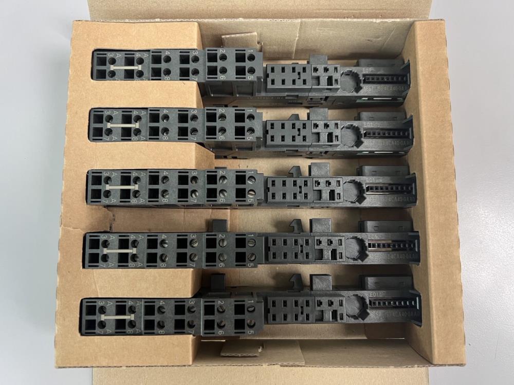 Siemens 6ES7 193-4CA40-0AA0 SIMATIC D,Siemens 6ES7 193-4CA40-0AA0 SIMATIC DP, 5 universal terminal modules TM-E15S26-A1 for ET 200S for electronic modules 15 mm width, Screw terminals, 2x6 terminal connections with terminal access to AUX1, AUX1 continuous 5 units per packing unit,Siemens 6ES7 193-4CA40-0AA0 SIMATIC D,Automation and Electronics/Access Control Systems