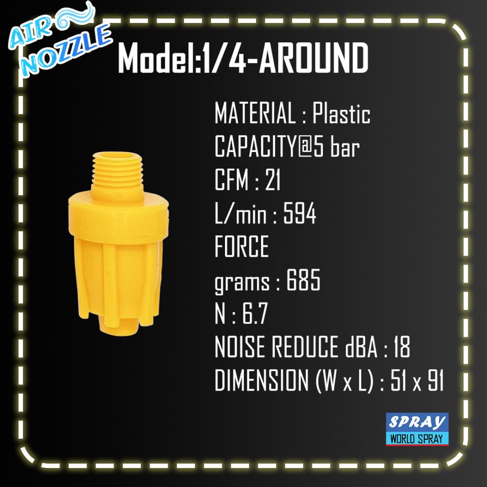Air Nozzle ABS Plastic,#air_nozzle #หัวฉีดลม #หัวเป่าลมหัวเป่าแห้ง #หัวฉีดลม #หัวสเปรย์ลม #หัวพ่นลมหัวสเปรย์ลม,Worldspray,Tool and Tooling/Pneumatic and Air Tools/Air Nozzles