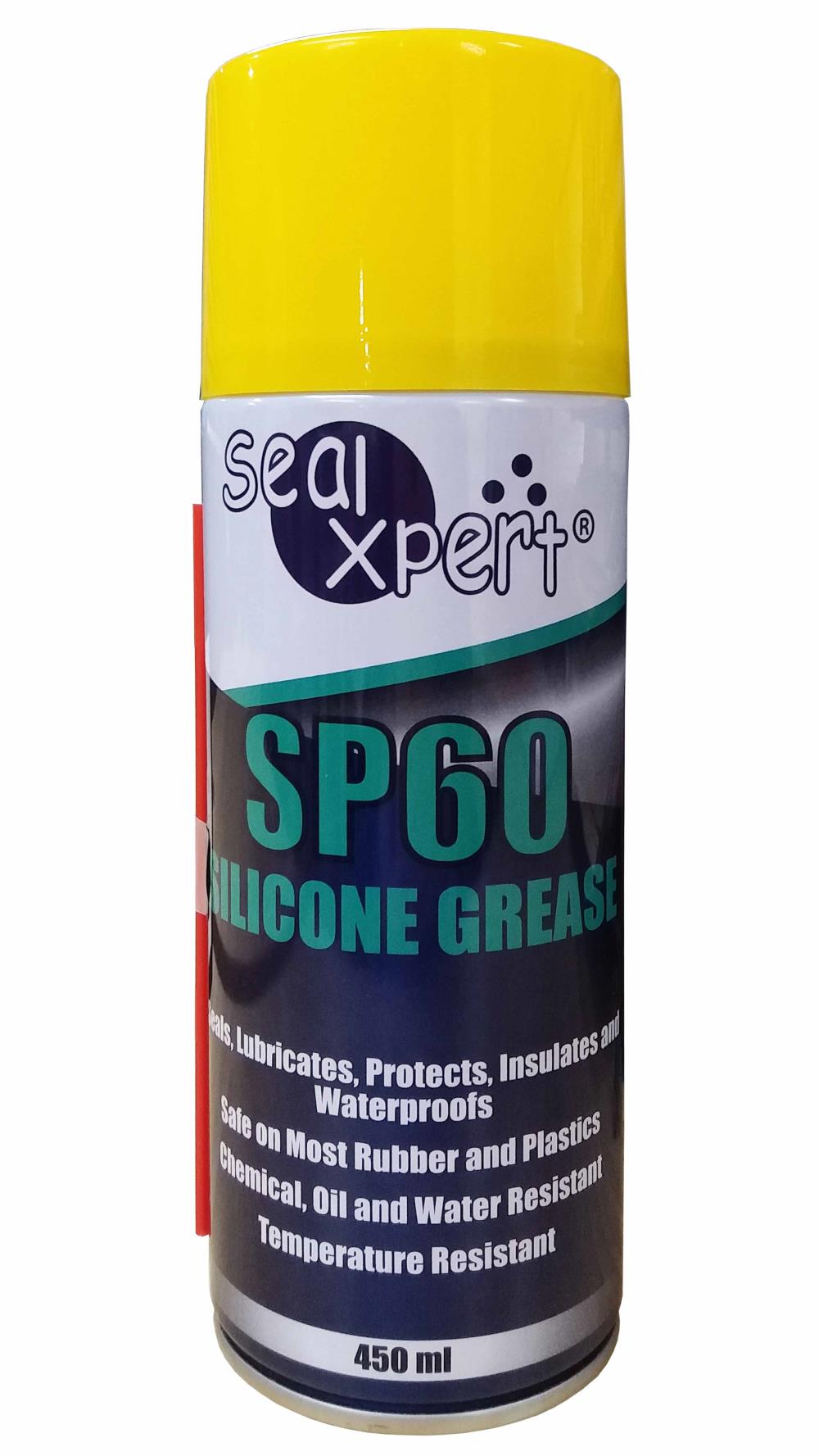 SP60 Silicone Grease  สเปรย์หล่อลื่นสูตรซิลิโคน ใช้หล่อลื่น Oring ชิ้นส่วนพลาสติกและยาง