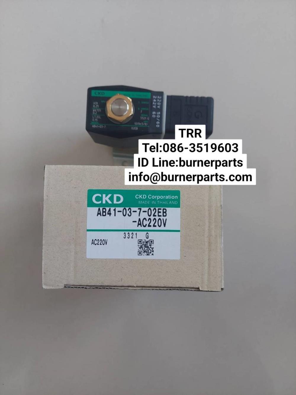 CKD AB41-03-7-02EB-AC220V.,CKD AB41-03-7-02EB-AC220V.,CKD AB41-03-7-02EB-AC220V.,Pumps, Valves and Accessories/Valves/Solenoid Valve
