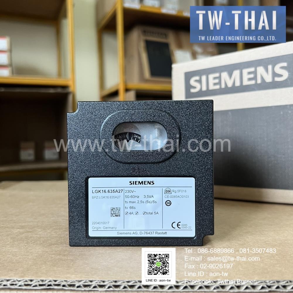 Siemens LGK16.635A27,LGK16.635A27,Siemens LGK16.635A27,Siemens LGK16,LGK16,burner control,Siemens,Instruments and Controls/Controllers