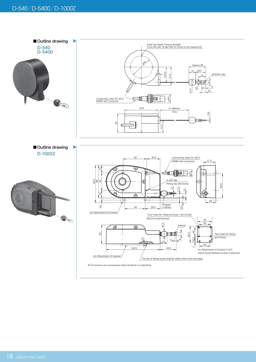MUTOH Linear Encoder D-1000Z Series