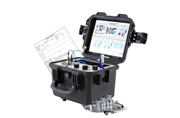 Portable Vibration Calibrator,Portable Vibration Calibrator with Sensitivity Display สอบเทียบ,The Modal Shop,Instruments and Controls/Accelerometers