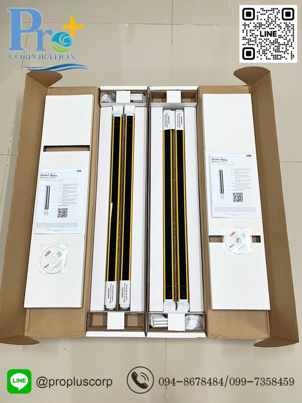 Orion1 Base Light Curtain 2TLA022302R0300 Orion1-4-30-060-B,2TLA022302R0300,ABB,Electrical and Power Generation/Safety Equipment
