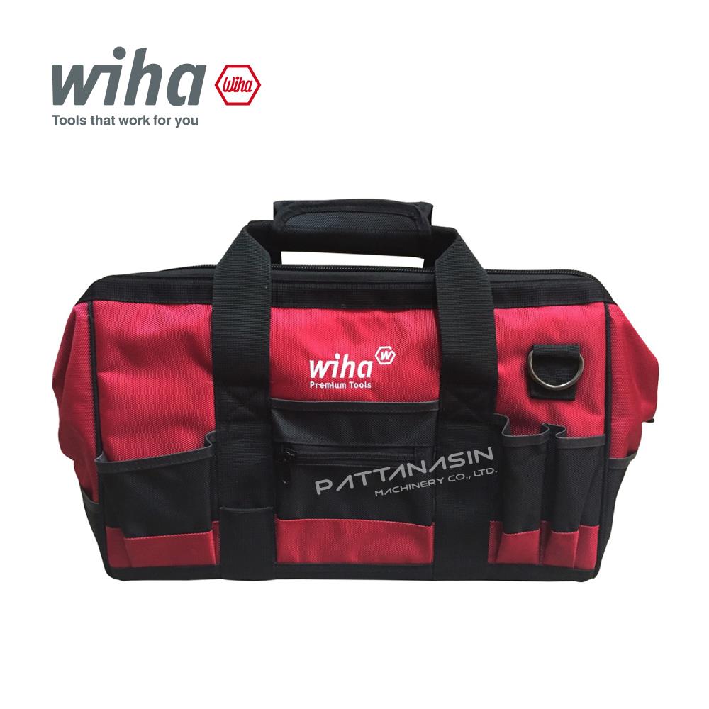 WIHA กระเป๋าเครื่องมือใหญ่ 9300-1001 ขนาด W11.5"*L18"*H12",กระเป๋าเครื่องมือ,WIHA,Tool and Tooling/Accessories